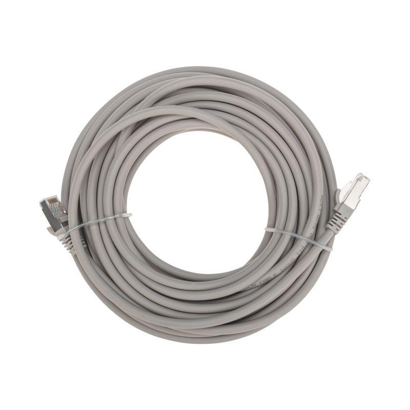 Патч-корд S/FTP CAT 6A (10G) RJ45-RJ45 28AWG LSZH сер. 10м Rexant 02-0390-10