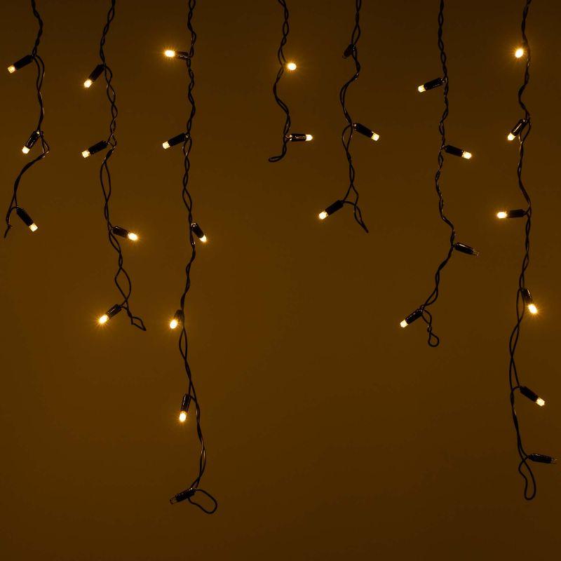 Гирлянда светодиодная ARD-EDGE-CLASSIC-2400х600-BLACK-88LED-FLASH Warm/Warm 230В 6Вт IP65 Ardecoled 031192