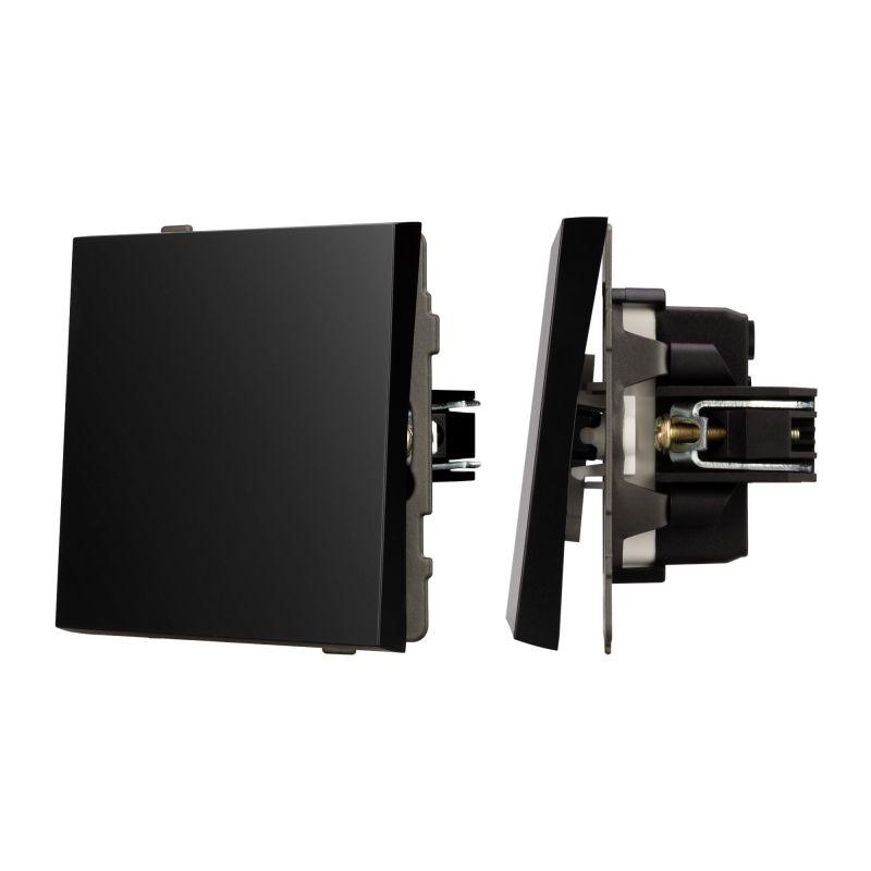 Выключатель непроходной 1-кл. SWT-TENDO-MK01-PL-BK 10А 230В механизм Arlight 054035