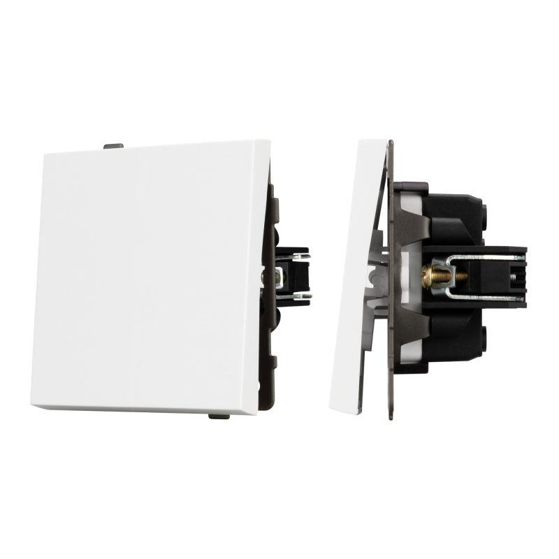 Выключатель проходной 1-кл. SWT-TENDO-MKP1-PL-WH 10А 230В механизм Arlight 054148