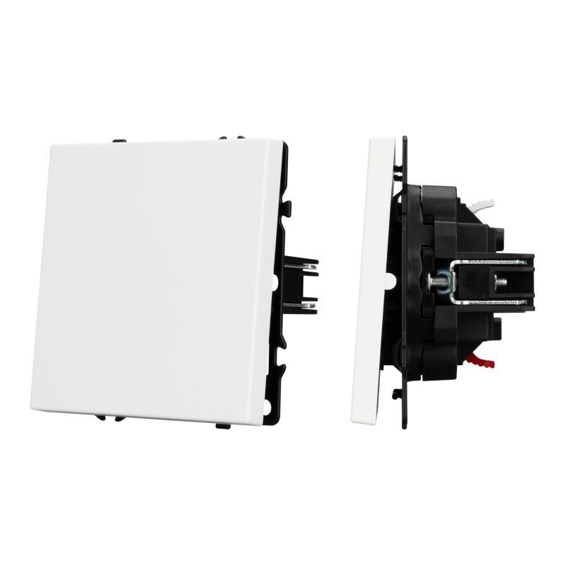 Выключатель звонковый SWT-NOBE-MKR1-SFPL-L-WH 10А 230В механизм Arlight 054237