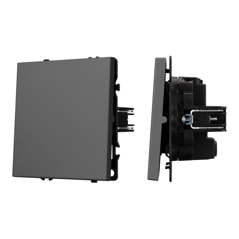 Выключатель перекрестный 1-кл. SWT-NOBE-MKX1-SFPL-GR 10А 230В механизм Arlight 054251