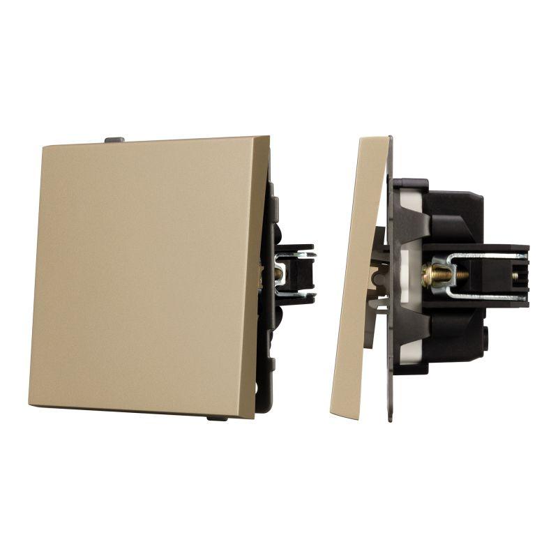 Выключатель непроходной 1-кл. SWT-TENDO-MK01-SFPL-GD 10А 230В механизм Arlight 054567