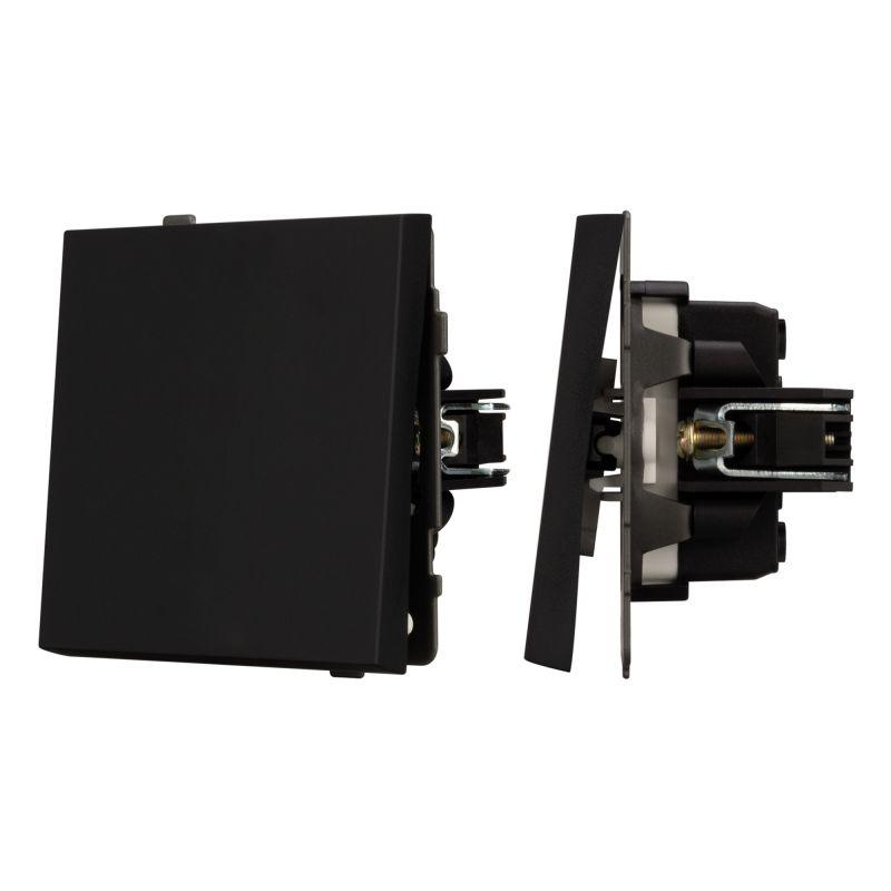 Выключатель проходной 1-кл. SWT-TENDO-MKP1-SFPL-BK 10А 230В механизм Arlight 054579