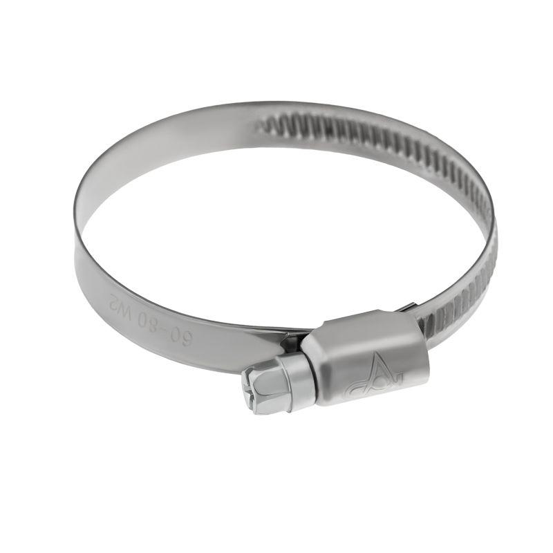 Хомут червячный 60-80/12-0.8мм нержавеющая сталь W2 (уп.25шт) Rexant 07-0760-12