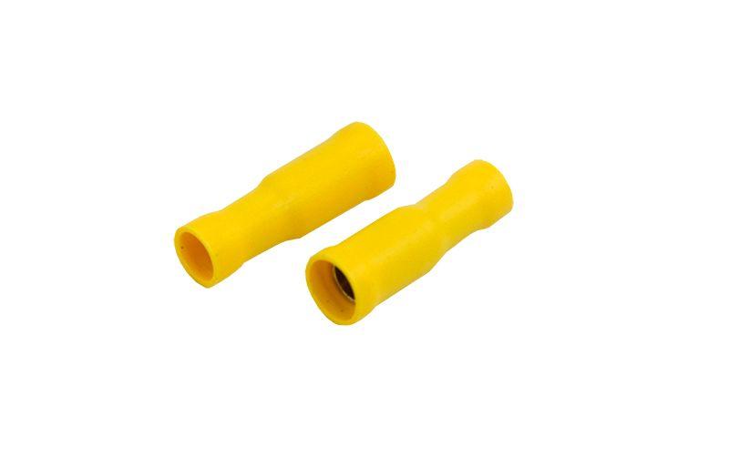 Разъем штекерный изолир. (гнездо d5мм) 4-6кв.мм (FRD5.5-195) желт. REXANT 08-0232