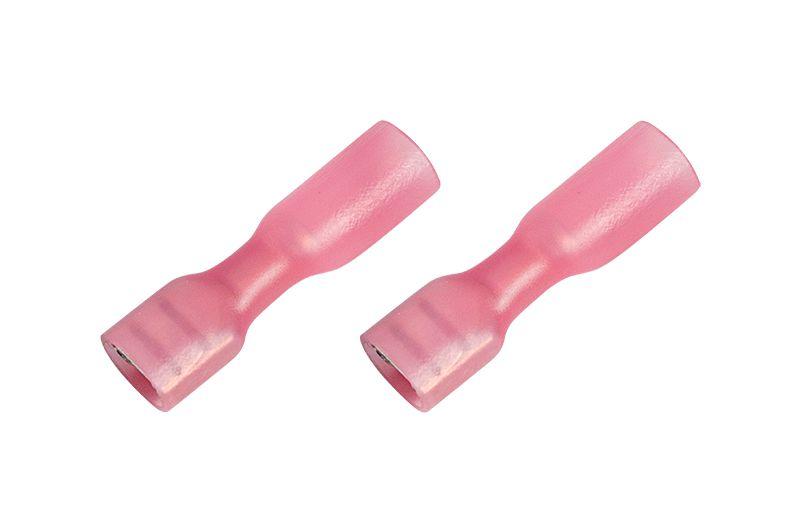 Клемма плоск. полн. изол. термоус. (КППИт гн-6.6мм) 0.5-1.5кв.мм (DRS/FDD1.25-250) (уп.100шт) Rexant 08-0614