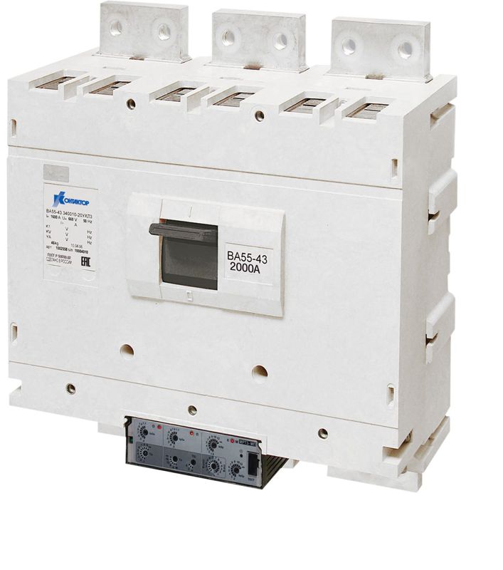 Выключатель автоматический 3п 1600А 33.5кА ВА53-43 344710-20 УХЛ3 690В Контактор 1003231
