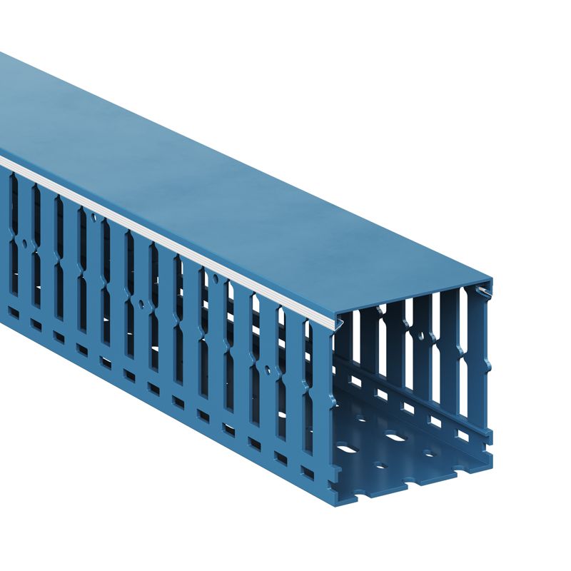 Кабель-канал перфорированный 80х80 L2000 RL12 син. DKC 01168RL