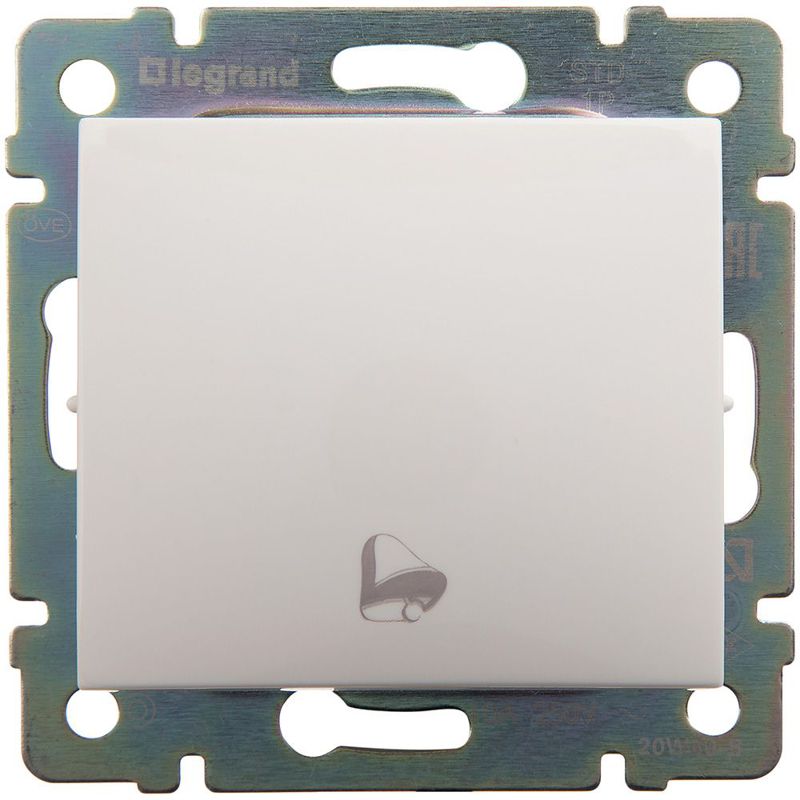 Механизм кнопки Valena с пикт. звонка бел. IEK 774216