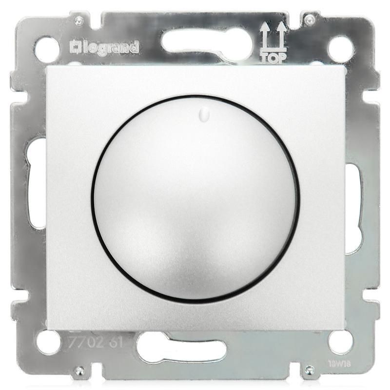 Светорегулятор поворотный СП Valena 400Вт алюм. (DIY-упак.) IEK 694348