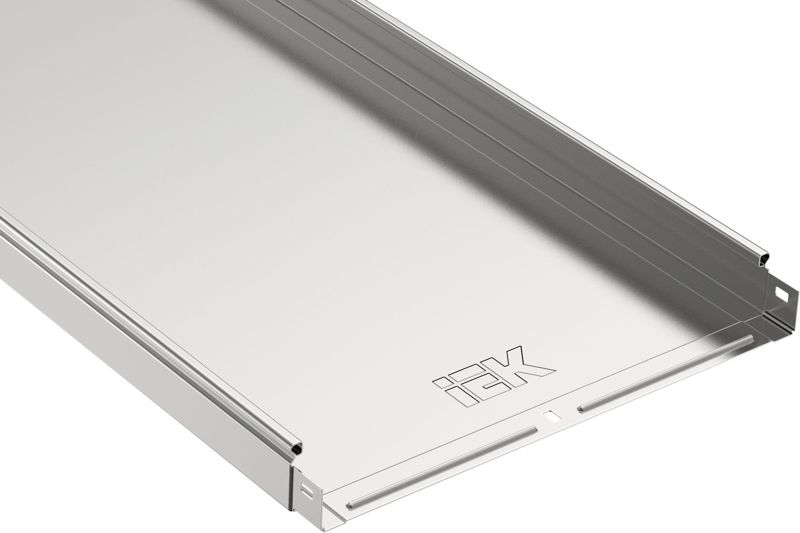 Лоток листовой неперфорир. 400х50 L3000 сталь 1мм крашен. IEK CLNK10-050-400-3