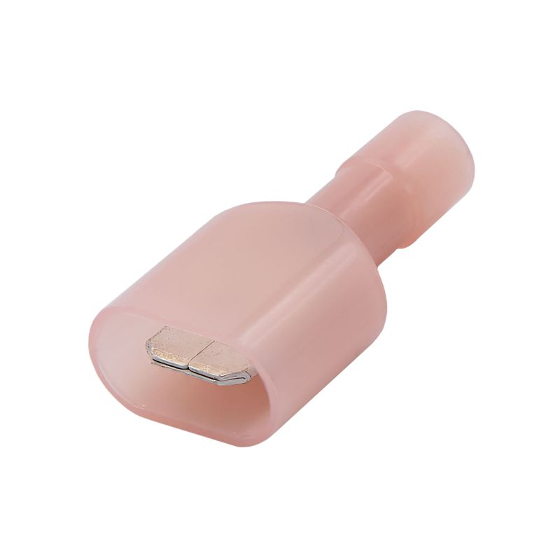 Наконечник изол. "вилка" 0.25-1.5кв.мм отв. d6.3х0.8мм кр. (уп.50шт) DKC 2A22TP