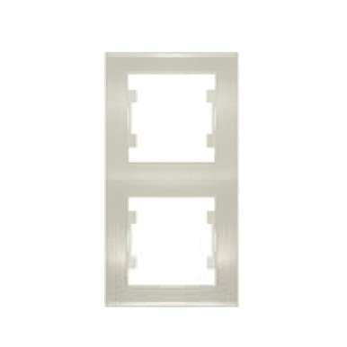 Рамка 2-м Бриллиант верт. сл. кость UNIVersal 7948677