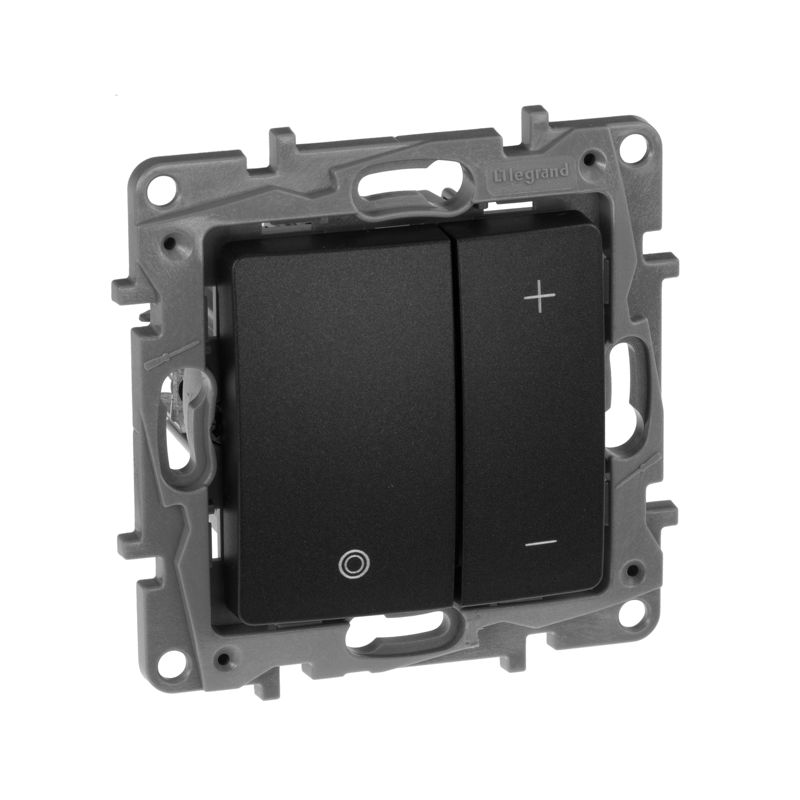 Механизм светорегулятора нажимного СП Etika 400Вт антрацит IEK 672618