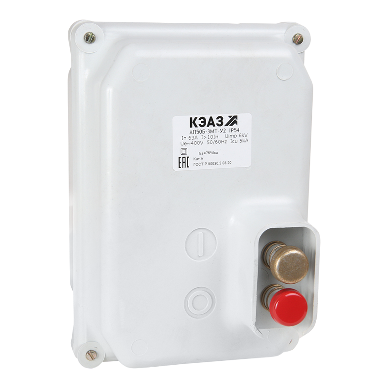Выключатель автоматический 3п 16А 10Iн 3кА АП50Б 3М У2 АЭС 400В AC IP54 КЭАЗ 107149
