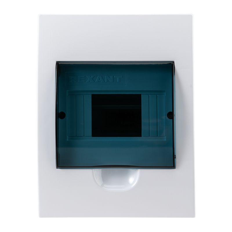 Бокс ЩРВ-П-6 IP41 пластик. бел. Rexant 11-0206