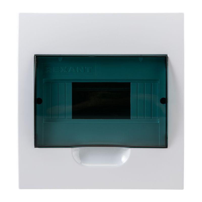 Бокс ЩРВ-П-8 IP41 пластик. бел. Rexant 11-0208