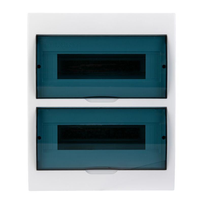 Бокс ЩРН-П-24 IP41 пластик. бел. Rexant 11-0324