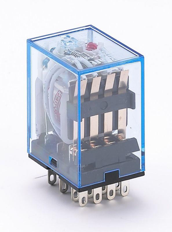 Реле промежуточное ПР-102 5А 220В AC 4 конт. с LED-индикацией DEKraft 23225DEK