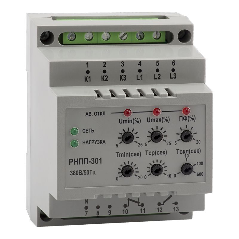 Реле напряжения OptiDin РНПП 301 УХЛ3.1 КЭАЗ 114063