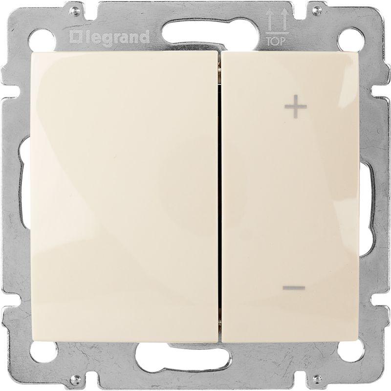 Механизм светорегулятора кнопочного СП Valena 400Вт сл. кость Leg 774162