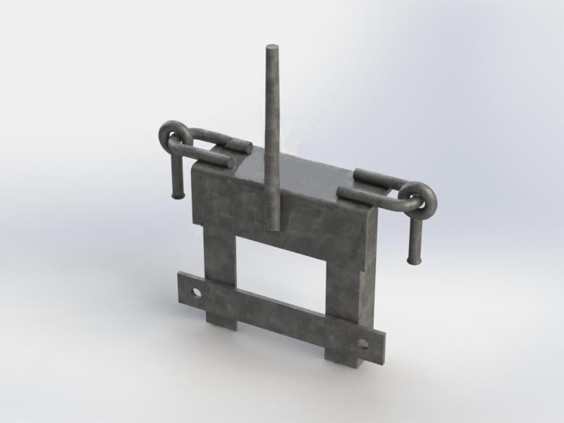 Оголовок (накладка) ОГ-13 покрытие черн. лак АЭМЗ 00000996