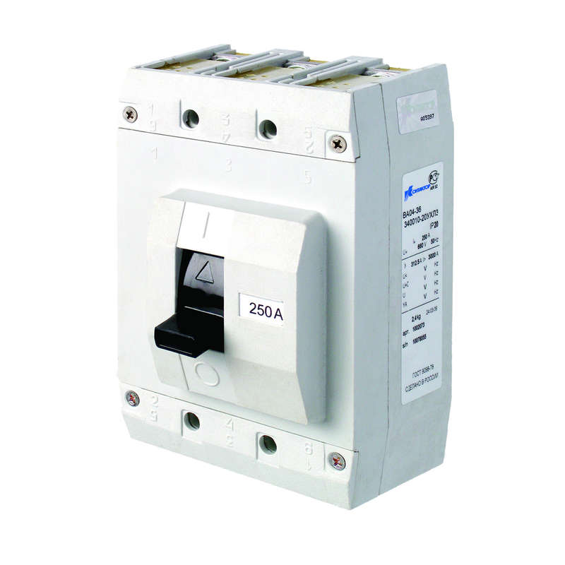 Выключатель автоматический 125А ВА04-36-341210-20 УХЛ3 660В Контактор 1040856