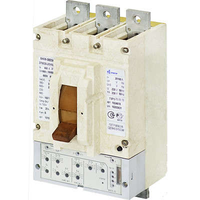 Выключатель автоматический 3п 250А ВА08-0405С-341810-20 УХЛ3 660В короткие вывода Контактор 1024143