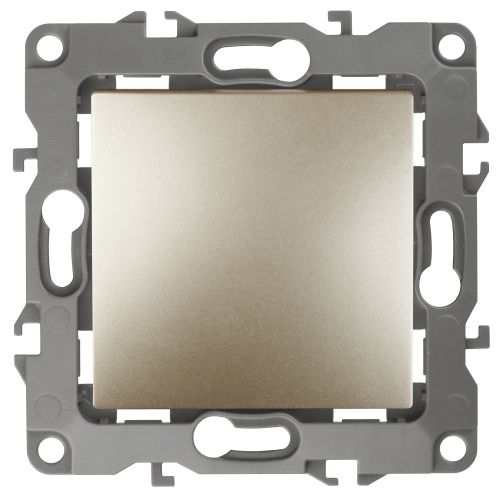 Переключатель 1-кл. СП Эра12 12-1103-04 10А IP20 250В 10AX механизм шампань Эра Б0014642