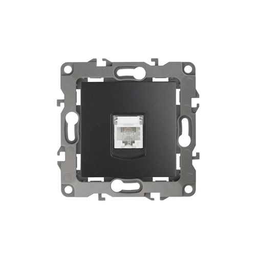 Розетка телефонная Эра12 12-3105-05 RJ11 IP20 антрацит Эра Б0014715