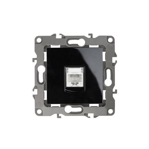 Розетка телефонная Эра12 12-3105-06 RJ11 IP20 черн. Эра Б0014716