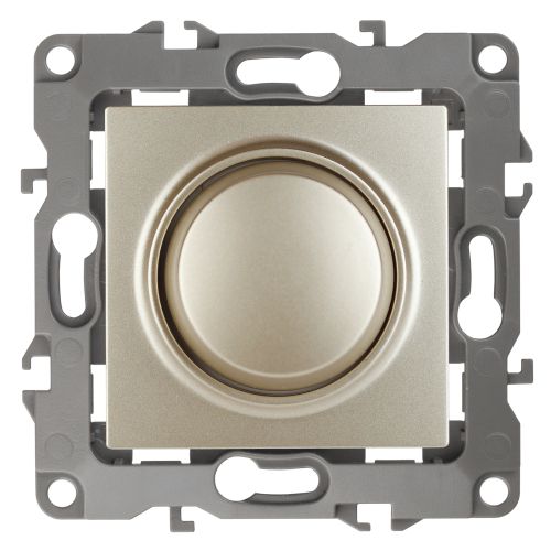 Светорегулятор поворотно-нажимной 400ВА 230В 12-4101-04 шампань ЭРА Б0014738