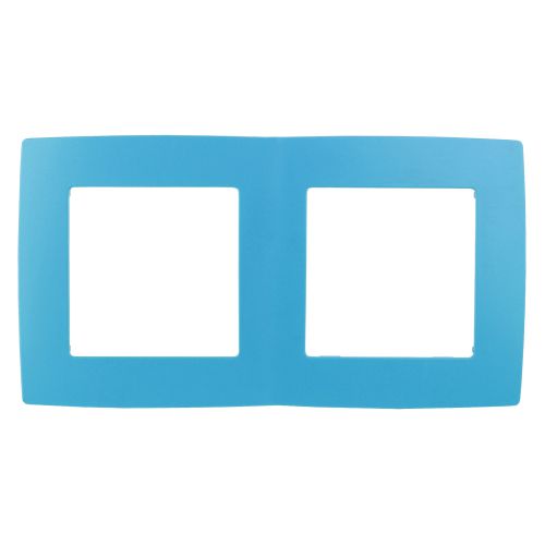 Рамка 2-м 12-5002-28 голуб. ЭРА Б0019402