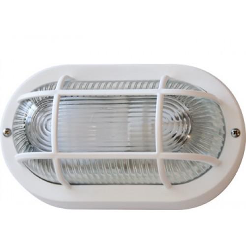 Светильник НПП 03-100-1202 Овал промышленный накладной с решеткой Владасвет 11661