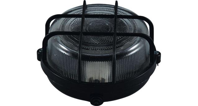 Светильник НПП 03-100-010.2 Луна 10 ЖКХ накладной с решеткой черн. Владасвет 10552