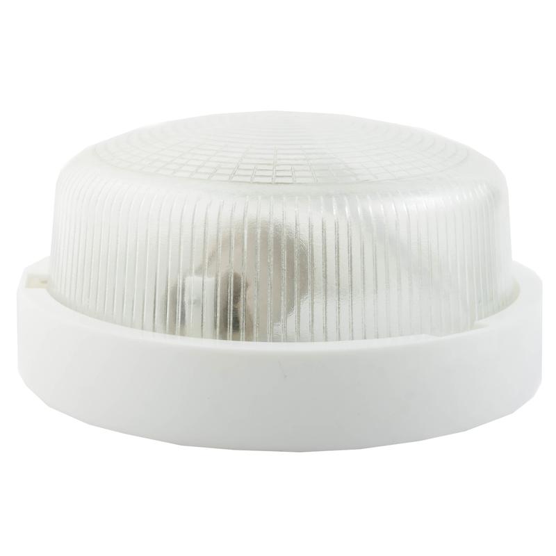 Светильник НПП 03-100-202 Рондо IP44 ЖКХ накладной матов. рассеив. Владасвет 11352