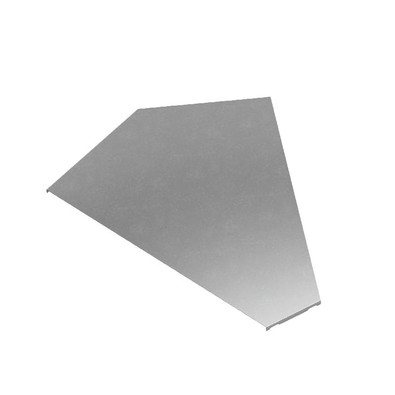 Крышка для угла горизонтального 45град. осн.600 сталь 1мм "ПЛЮС" KGLplus45-600 КМ PL0878