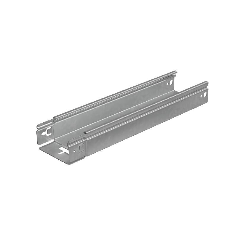 Лоток листовой неперфорированный 100х50 L3000 сталь 1.5мм "БЫСТРЫЙ МОНТАЖ ПЛЮС" LNplus50-100-1.5-3000 HD гор. оцинк. КМ PL1259