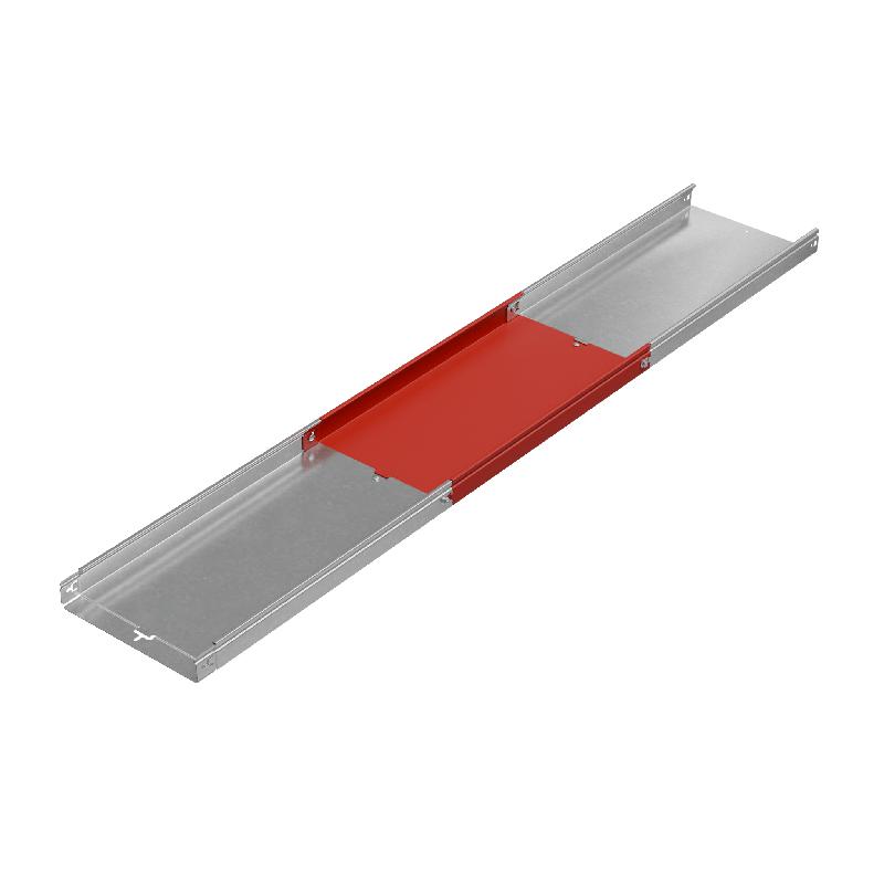 Лоток листовой неперфорированный 300х50 L3000 сталь 1.2мм "БЫСТРЫЙ МОНТАЖ ПЛЮС" LNplus50-300-1.2-3000 HD гор. оцинк. КМ PL1268