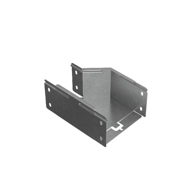 Переходник для лотка левый 100х100-150 сталь 1мм "ПЛЮС" PDplus100-100-150-L HD КМ PL1665