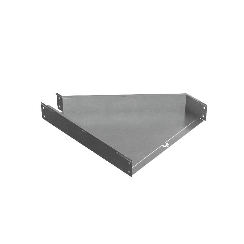 Переходник для лотка левый 100х100-500 сталь 1мм "ПЛЮС" PDplus100-100-500-L HD КМ PL1669