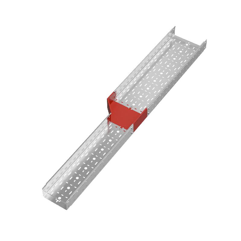 Переходник для лотка левый 100х200-300 сталь 1мм "ПЛЮС" PDplus100-200-300-L КМ PL0749