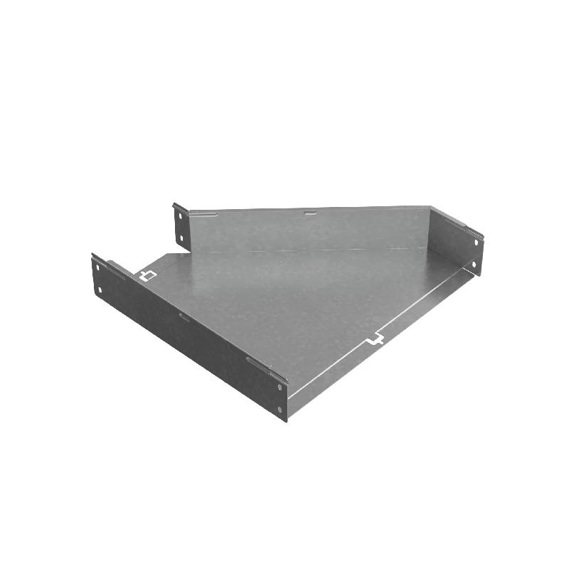 Переходник для лотка левый 100х200-500 сталь 1мм "ПЛЮС" PDplus100-200-500-L HD КМ PL1678