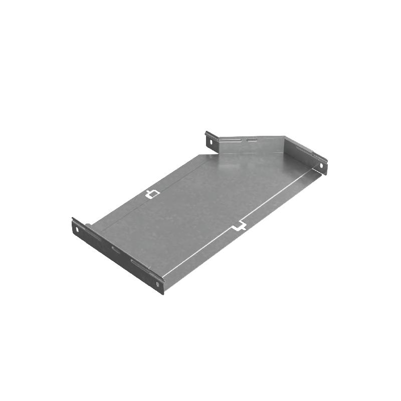 Переходник для лотка левый 50х400-500 сталь 1мм "ПЛЮС" PDplus50-400-500-L HD КМ PL1641