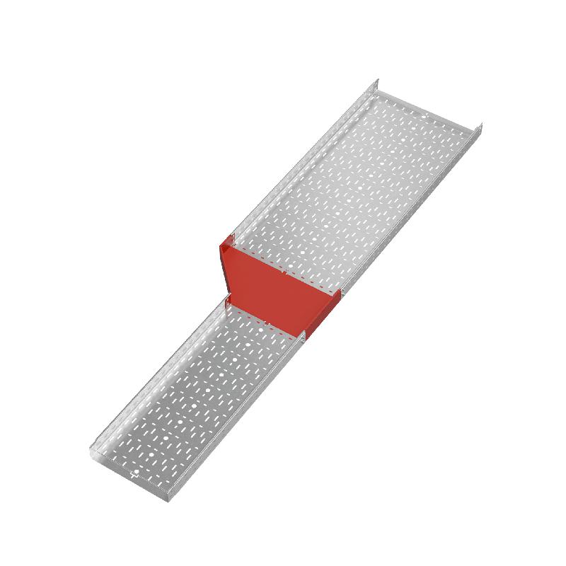 Переходник для лотка левый 80х400-600 сталь 1мм "ПЛЮС" PDplus80-400-600-L КМ PL0736