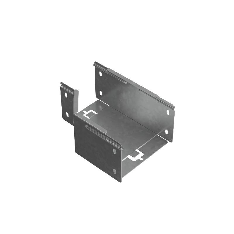 Переходник для лотка правый 100х100-150 сталь 1мм "ПЛЮС" PDplus100-100-150-R HD КМ PL1597