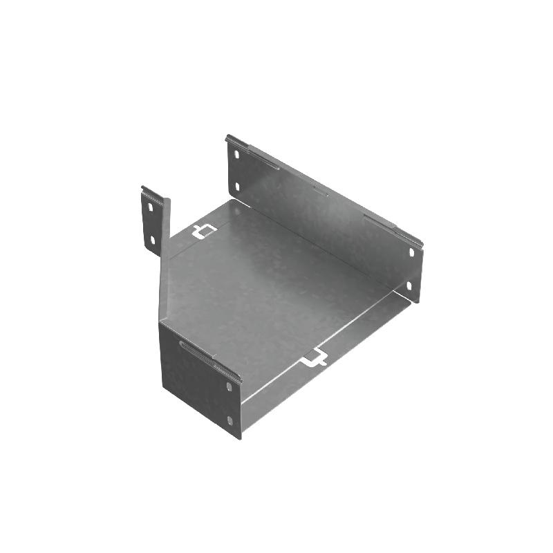 Переходник для лотка правый 100х150-300 сталь 1мм "ПЛЮС" PDplus100-150-300-R HD КМ PL1604