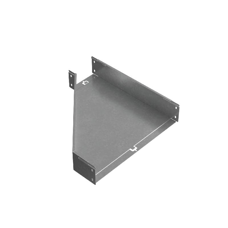 Переходник для лотка правый 100х150-500 сталь 1мм "ПЛЮС" PDplus100-150-500-R HD КМ PL1606