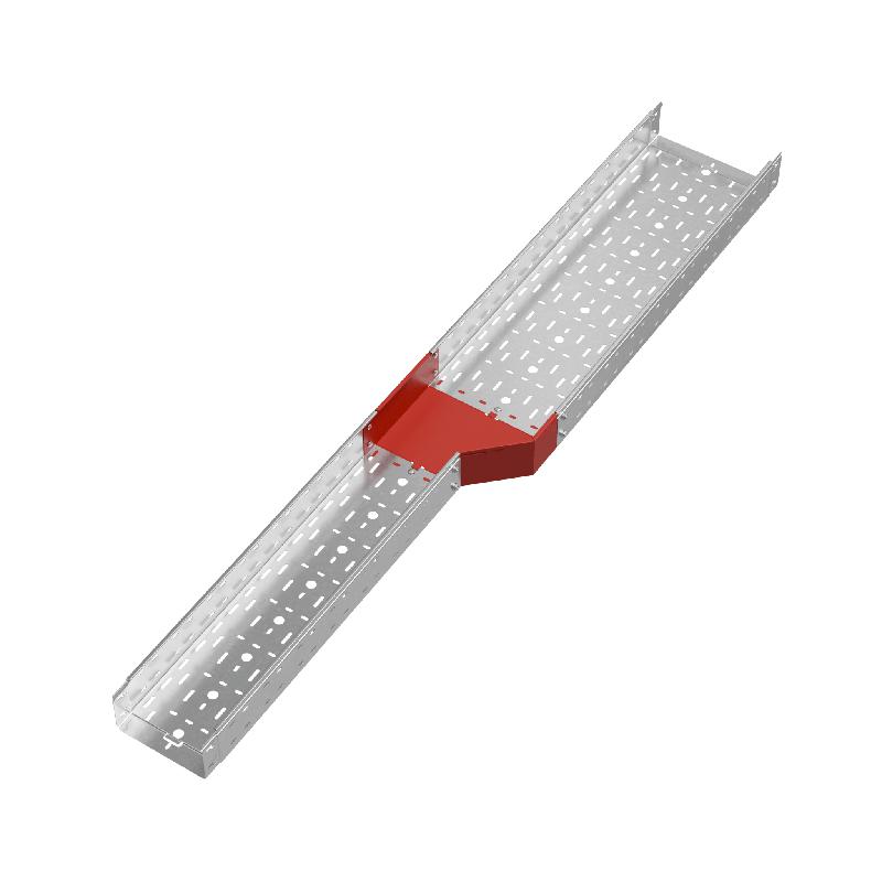 Переходник для лотка правый 100х200-300 сталь 1мм "ПЛЮС" PDplus100-200-300-R КМ PL0681